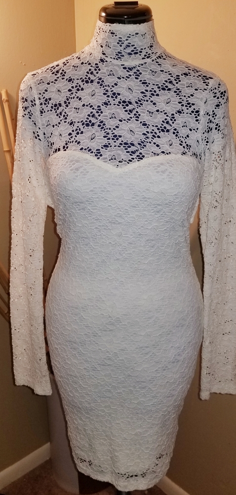 Cream Lace Dress